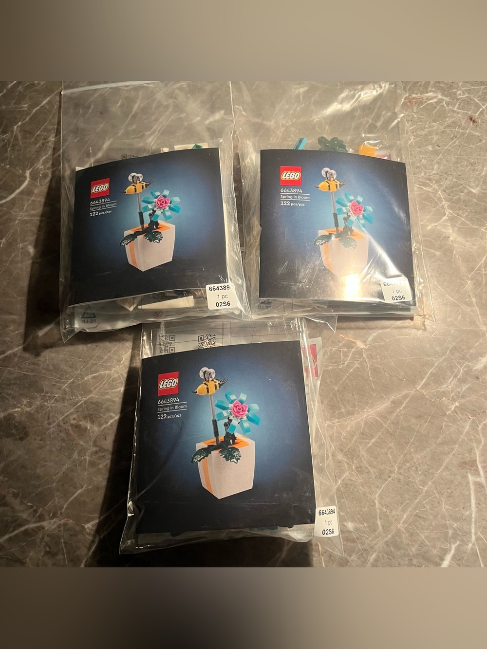 Lego Spring in Bloom Lot of 3 NWT
